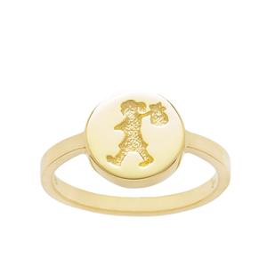 <p>Runaway stamp ring available in rose gold, yellow gold and sterling silver</p>